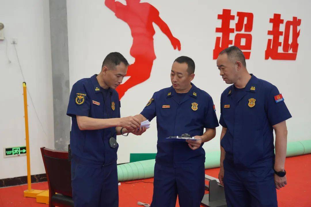 总队工作组圆满完成文山支队第二季度执勤岗位练兵考核工作