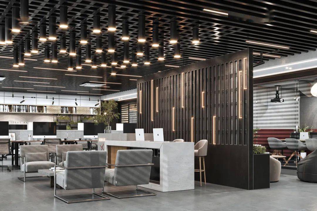 简约大气的商业办公空间创意设计分享