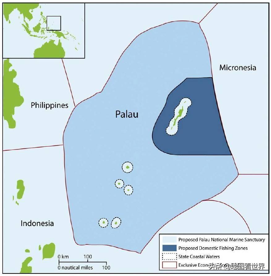 帕劳行政区划图片