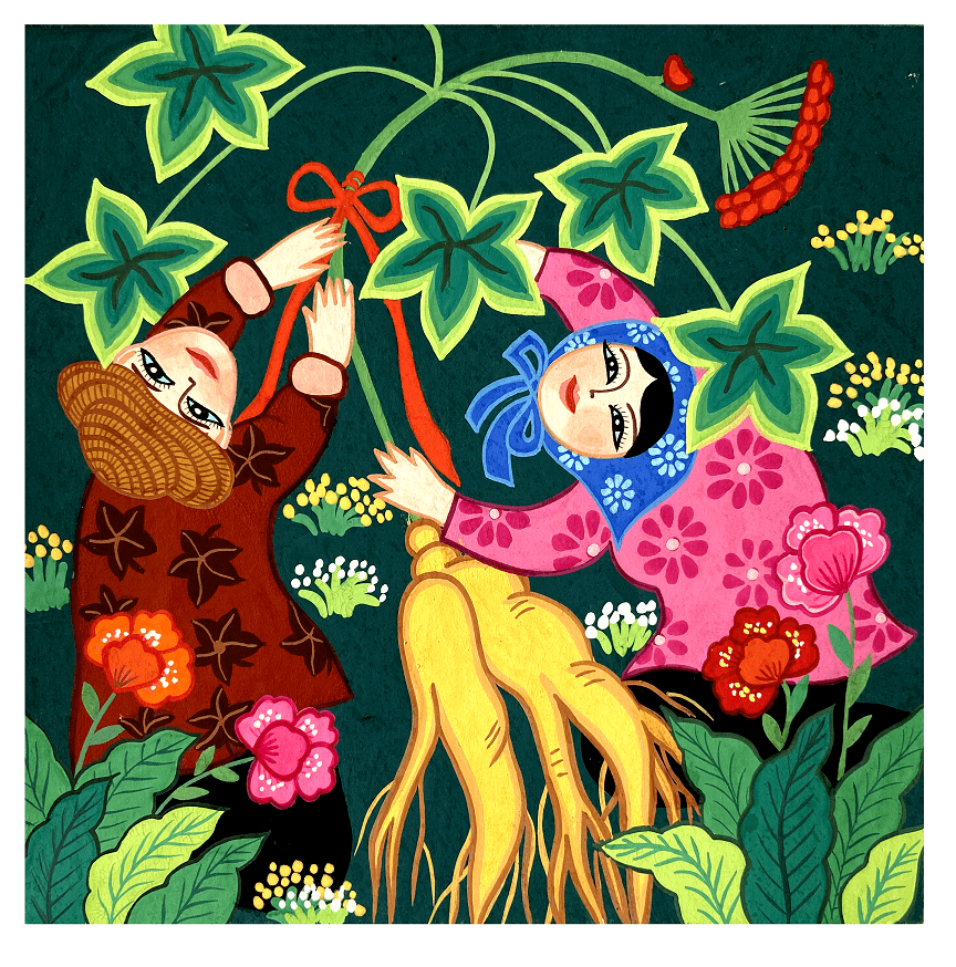 非遗同行 | 桦甸市非遗云展播——桦甸农民画_中国美术馆_民间_绘画