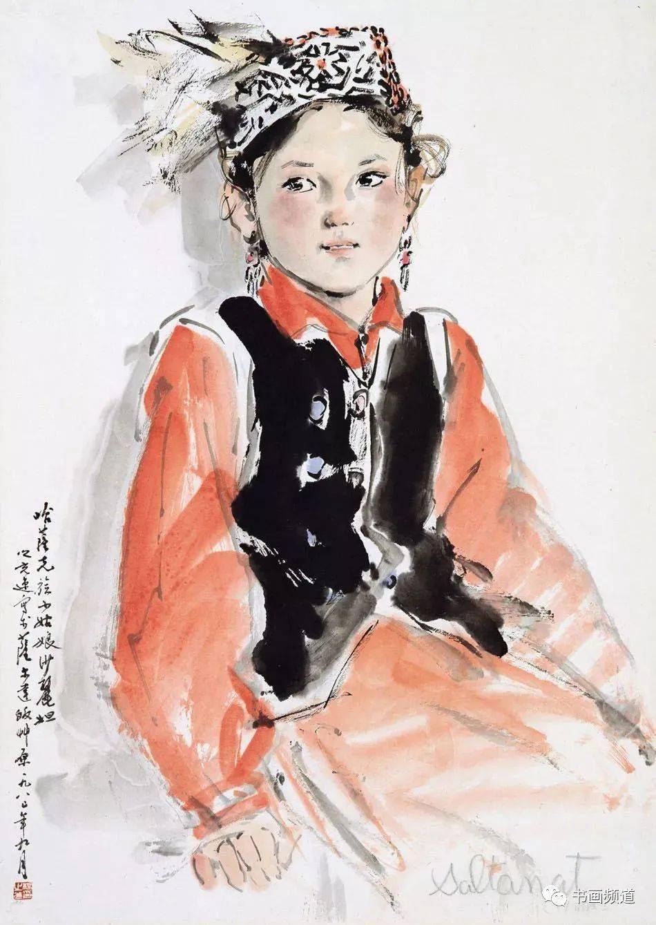 美如夏花 生动传神 五位名家笔下的水墨女子_笔墨_人物_艺术