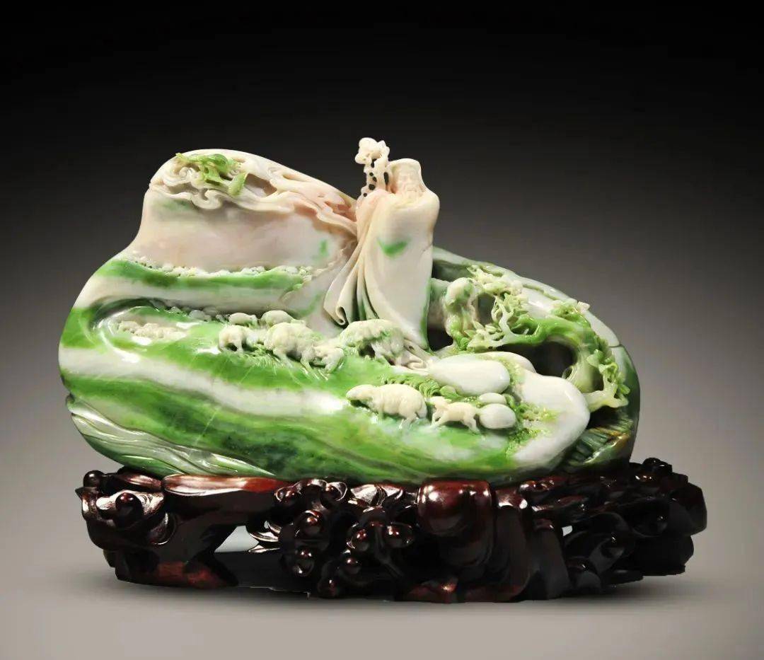 俏色巧雕请你为镇平玉雕师打call