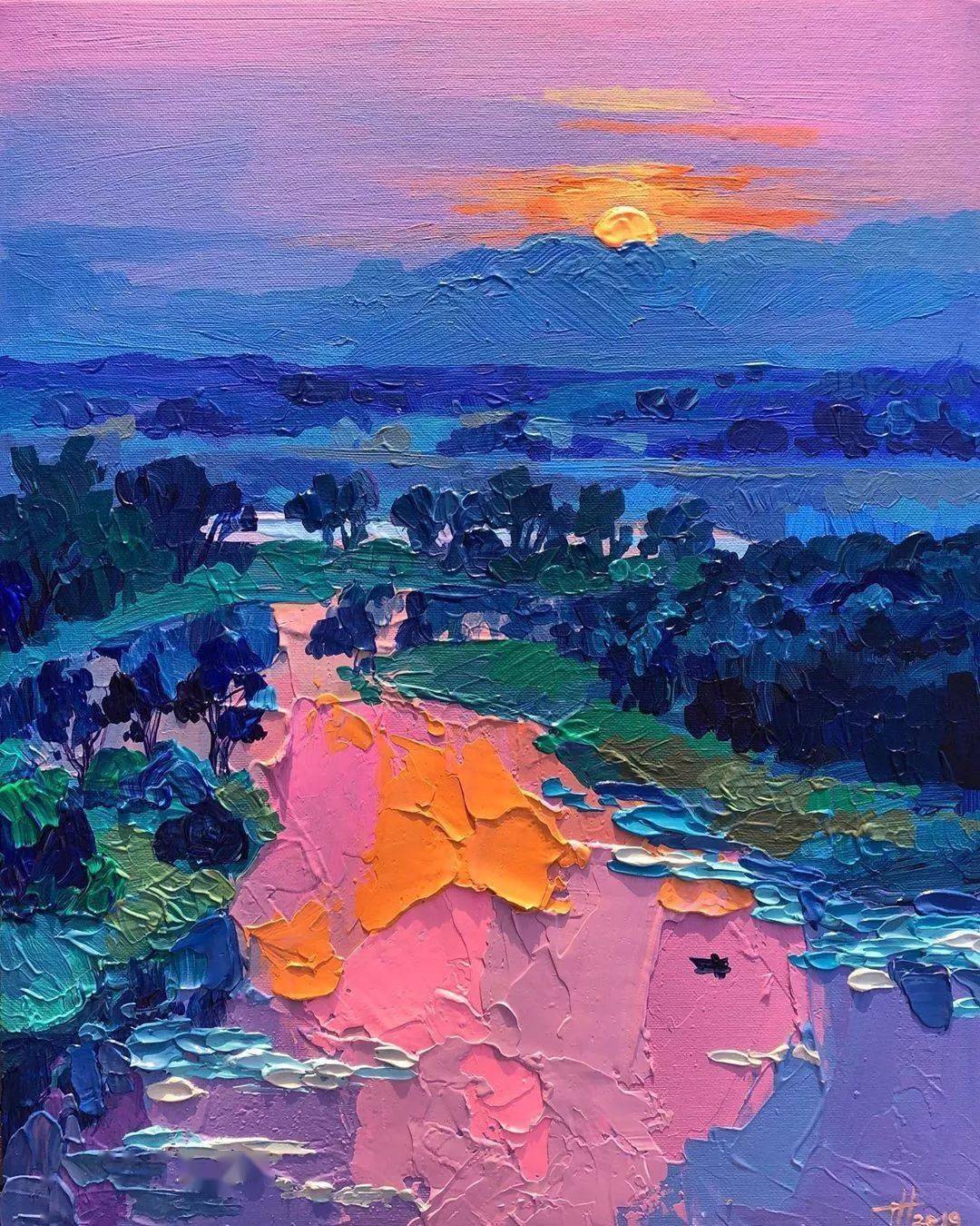 这些厚重的浪漫油画色彩,美到让人移不开眼_作品_画面_艺术