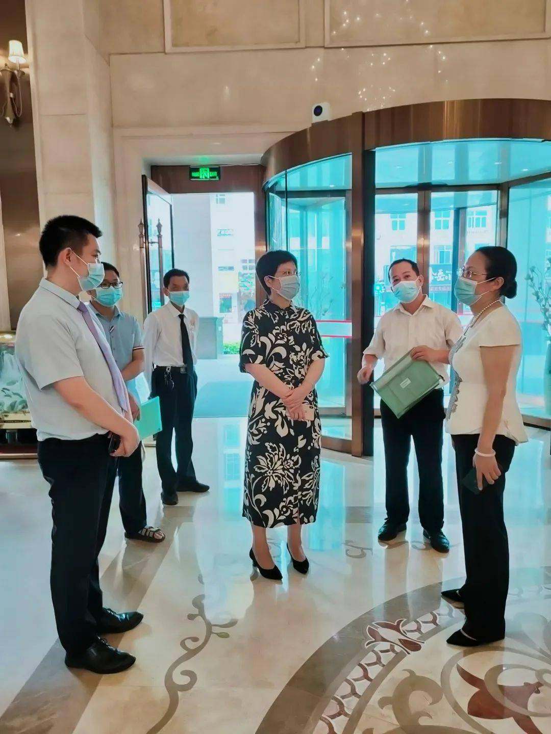 创建文明城市文旅人在行动市文旅局刘晶洁局长带队督导创城工作