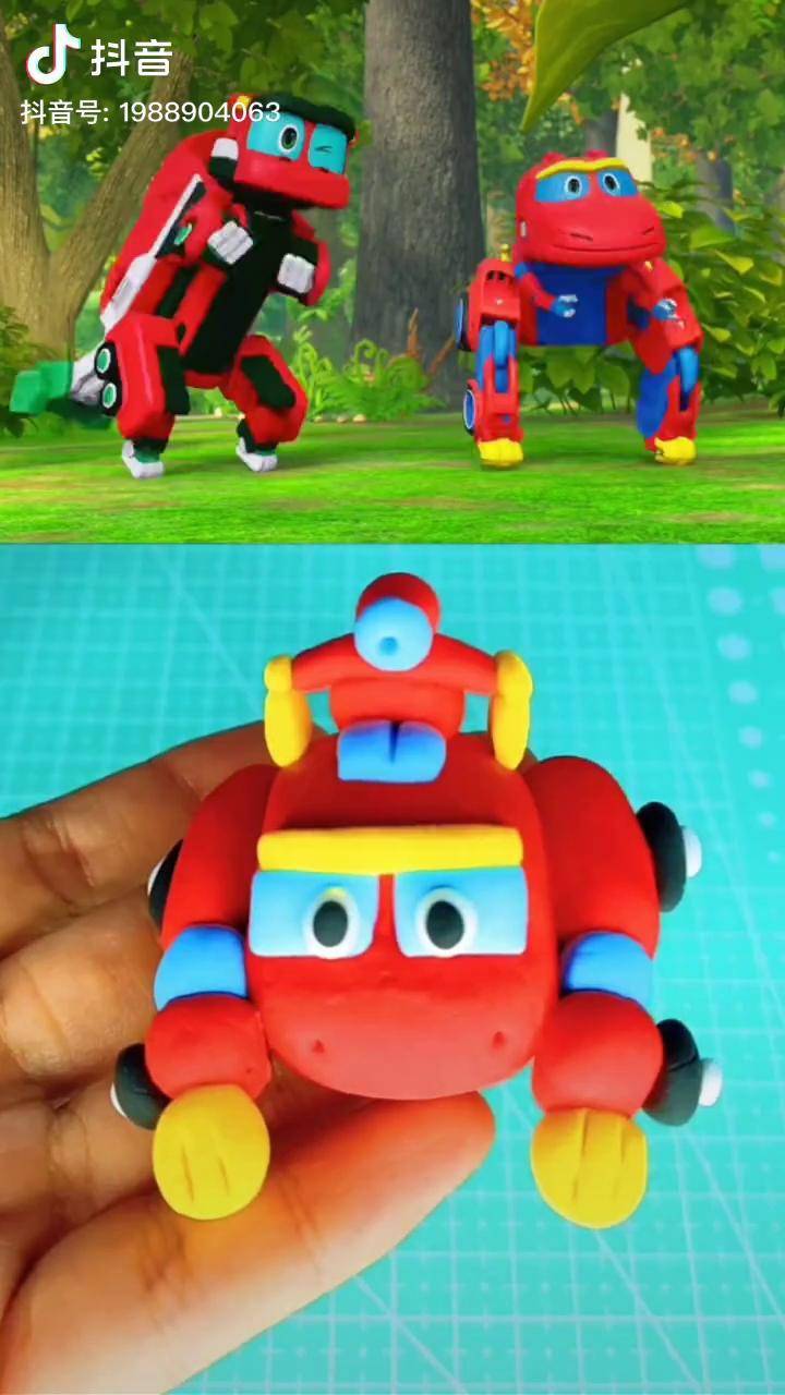 帮帮龙帮帮龙们集体跳舞亲子粘土帮帮龙