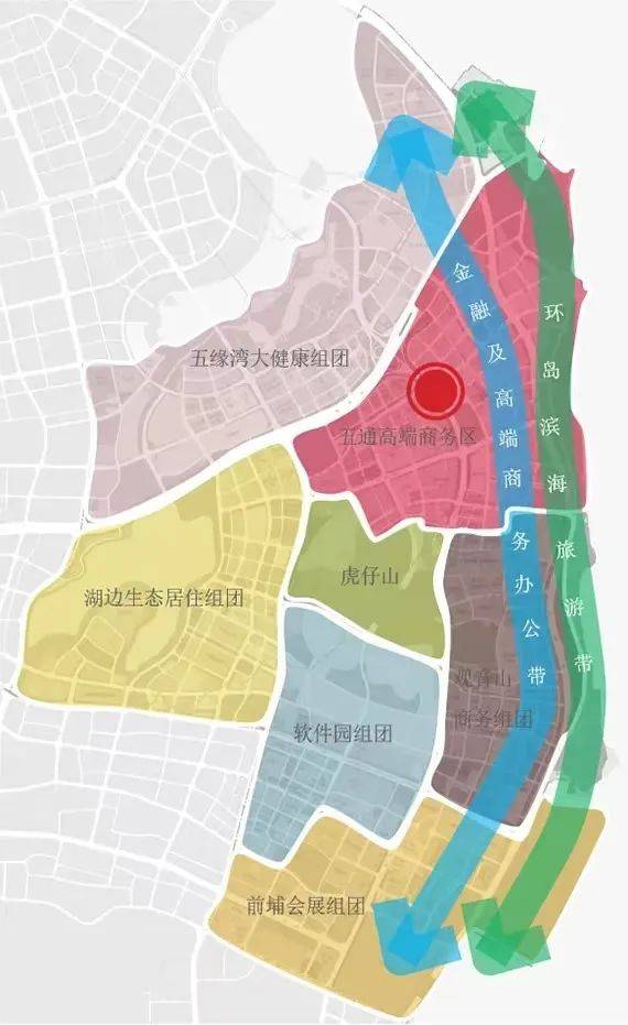 五缘湾这一片区规划出炉,未来新中心长这样!_城市_板块_厦门