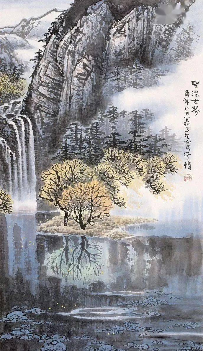 彩墨山水画110幅视觉盛宴美醉了