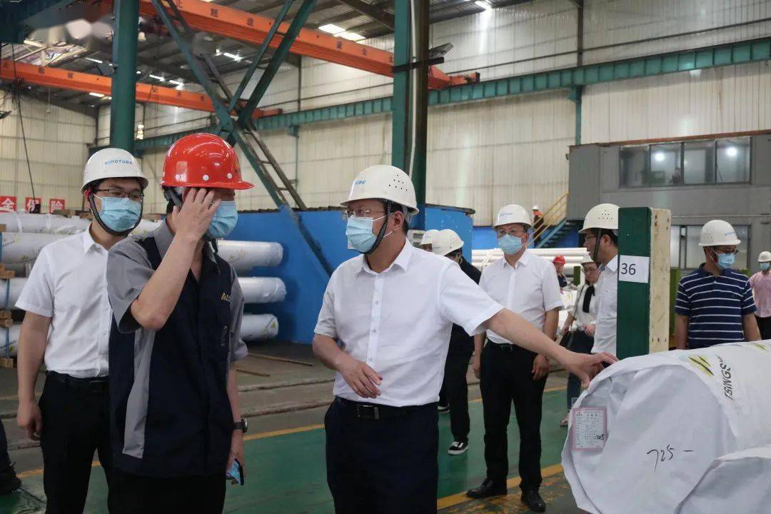 丽水胡献如局长莅临青山钢管调研_发展_不锈钢_企业