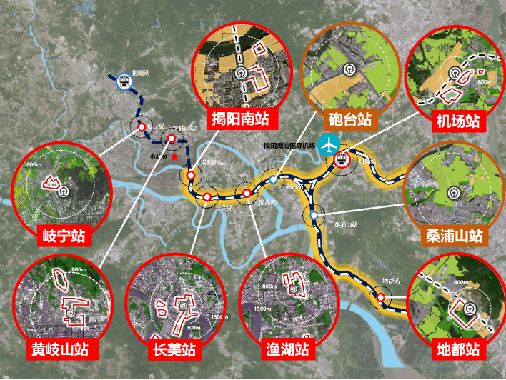 tod模式 粤东城际铁路揭阳段站点周边将进行综合开发