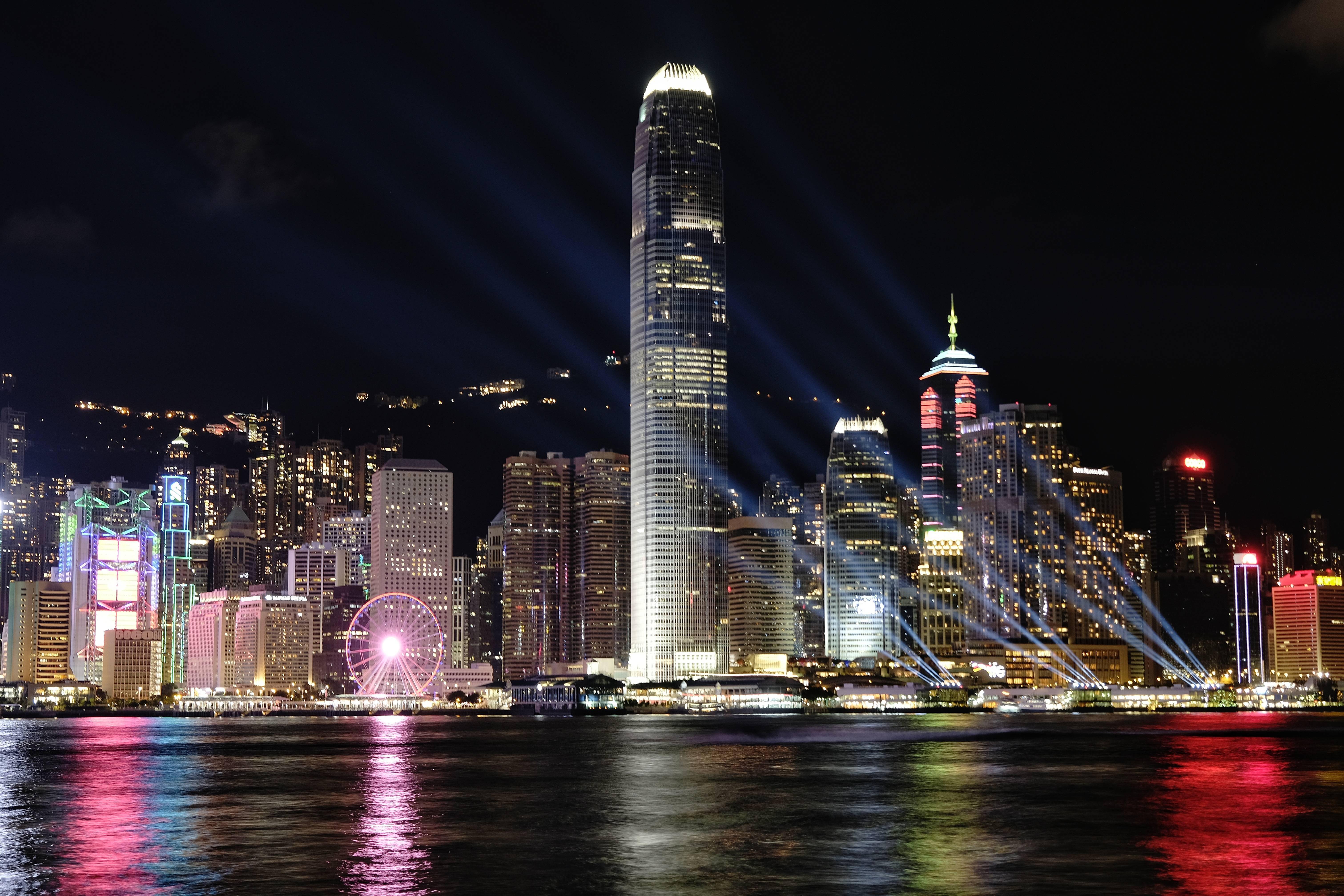 手机拍的香港夜景图片图片