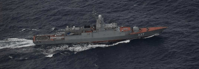 日防卫省首次公布：俄军舰通过冲绳与那国岛和西表岛之间海域