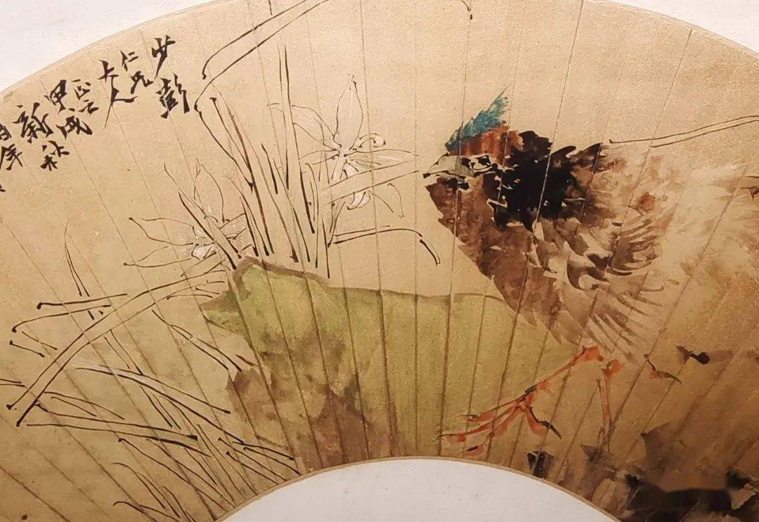 天才纵横中央美术学院美术馆藏任伯年作品专题展扇面篇花脚大仙分享