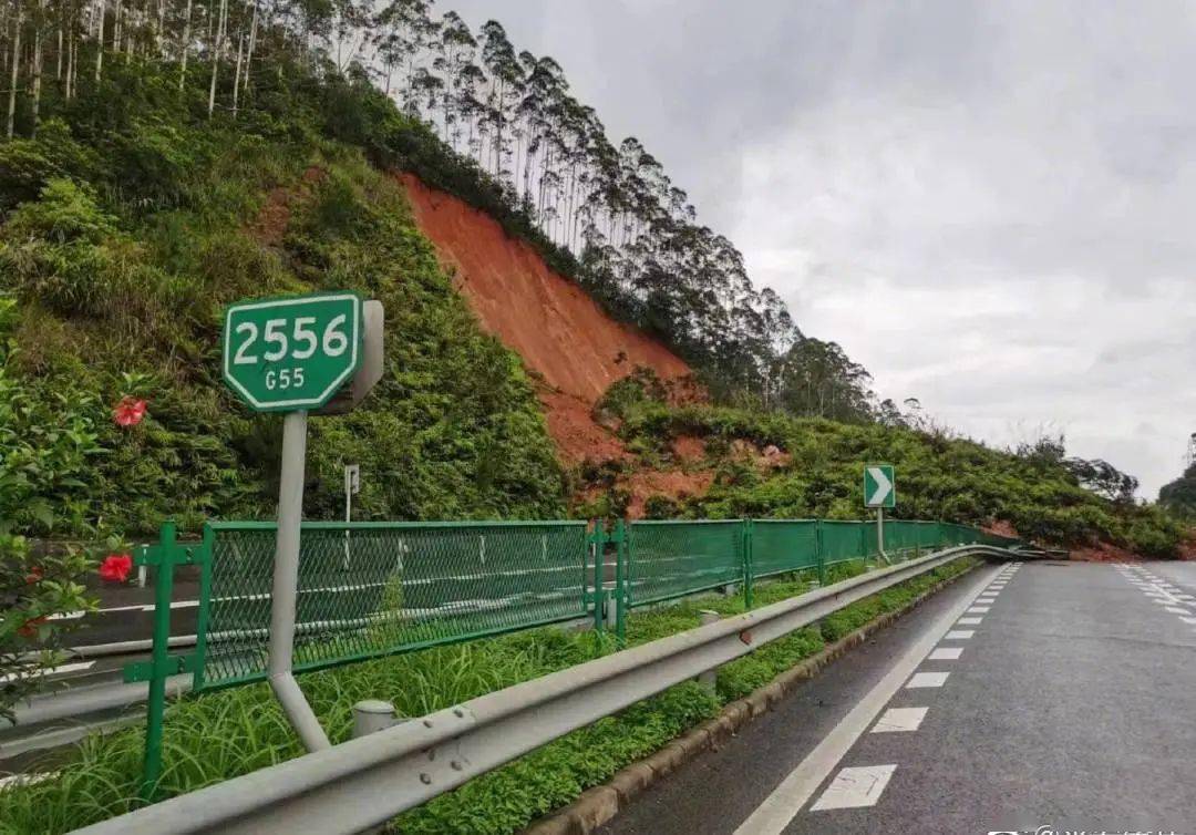 注意繞行二廣高速龍珠隧道路段雙向交通中斷