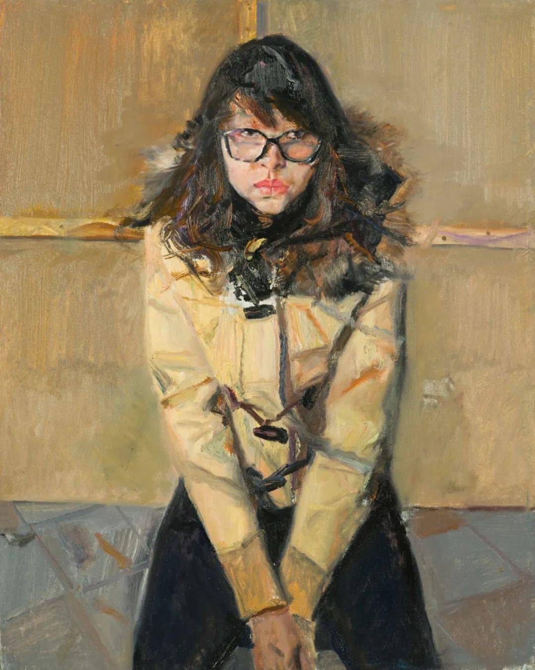 杨参军油画肖像写生作品欣赏