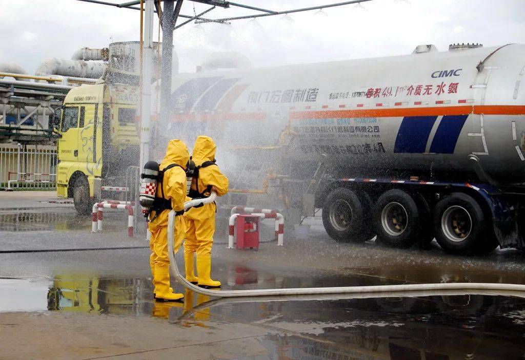 宣威市应急管理局组织开展液氨泄露安全环保事故应急演练_处置_泄漏