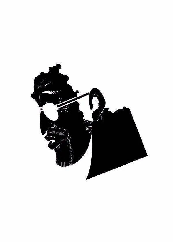 【头像】海贼王:黑白剪影头像分享