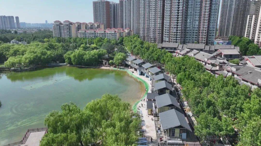 栾城区:古栾水镇波光潋滟