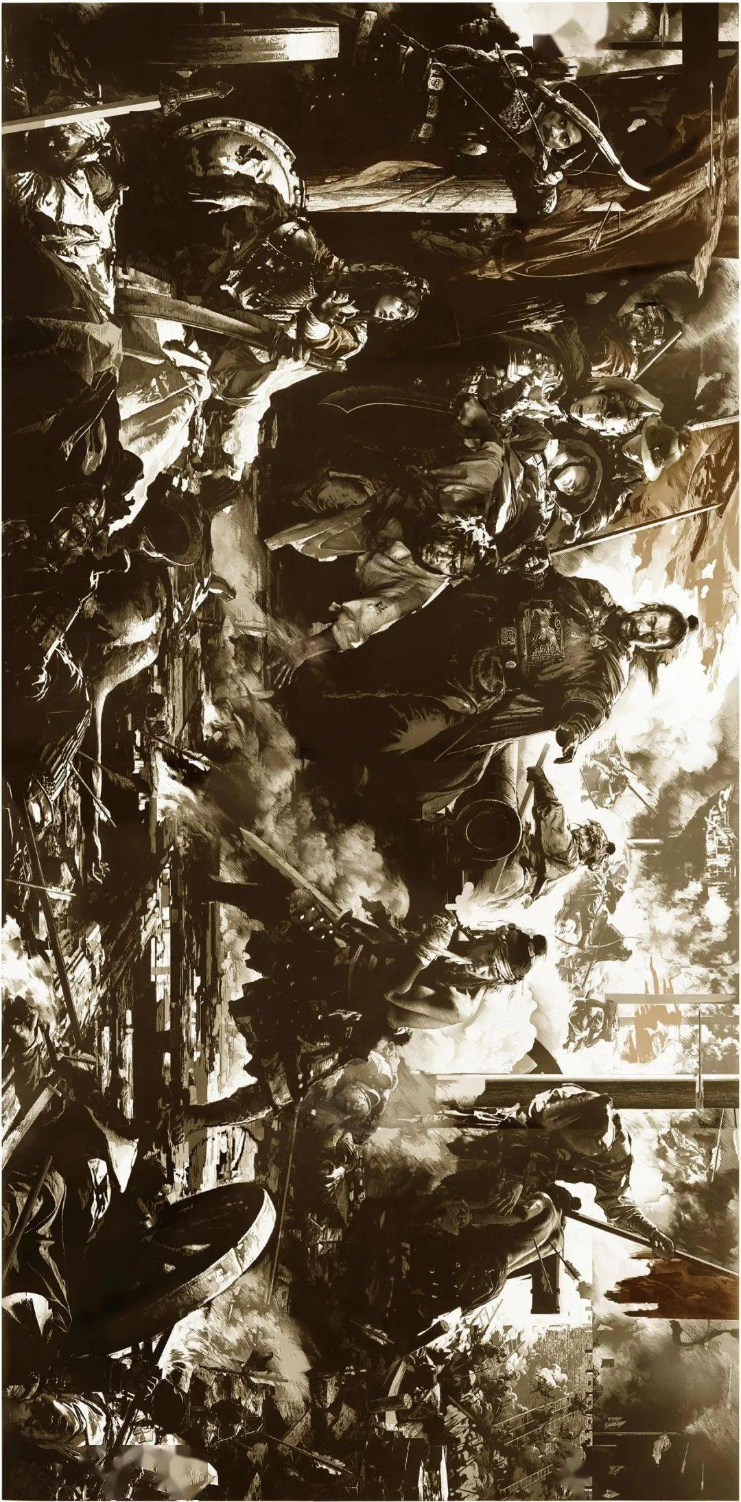 专业动态 | 袁庆禄版画作品欣赏_套色_局部_木刻