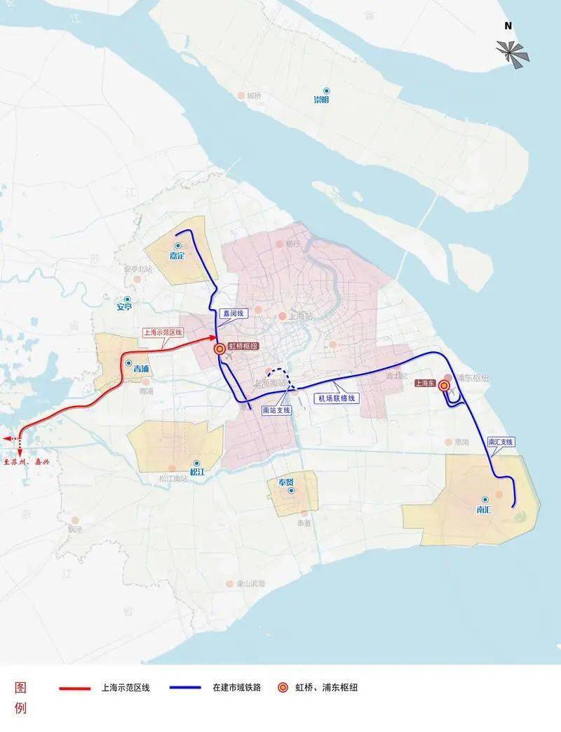 上海人今后可刷公交卡乘火车到苏浙了沪苏嘉城际铁路开工上海段途经这