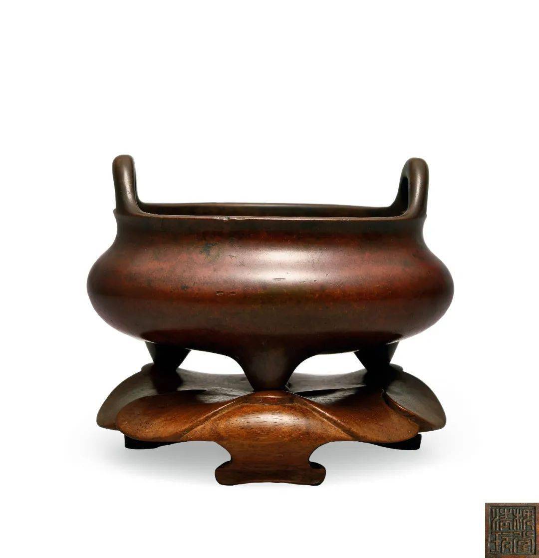 鍍金古銅獅子香爐