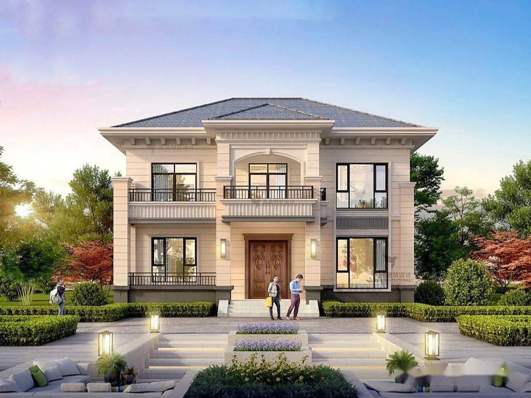 13x91米新中式二层别墅父母养老我们度假美滋滋