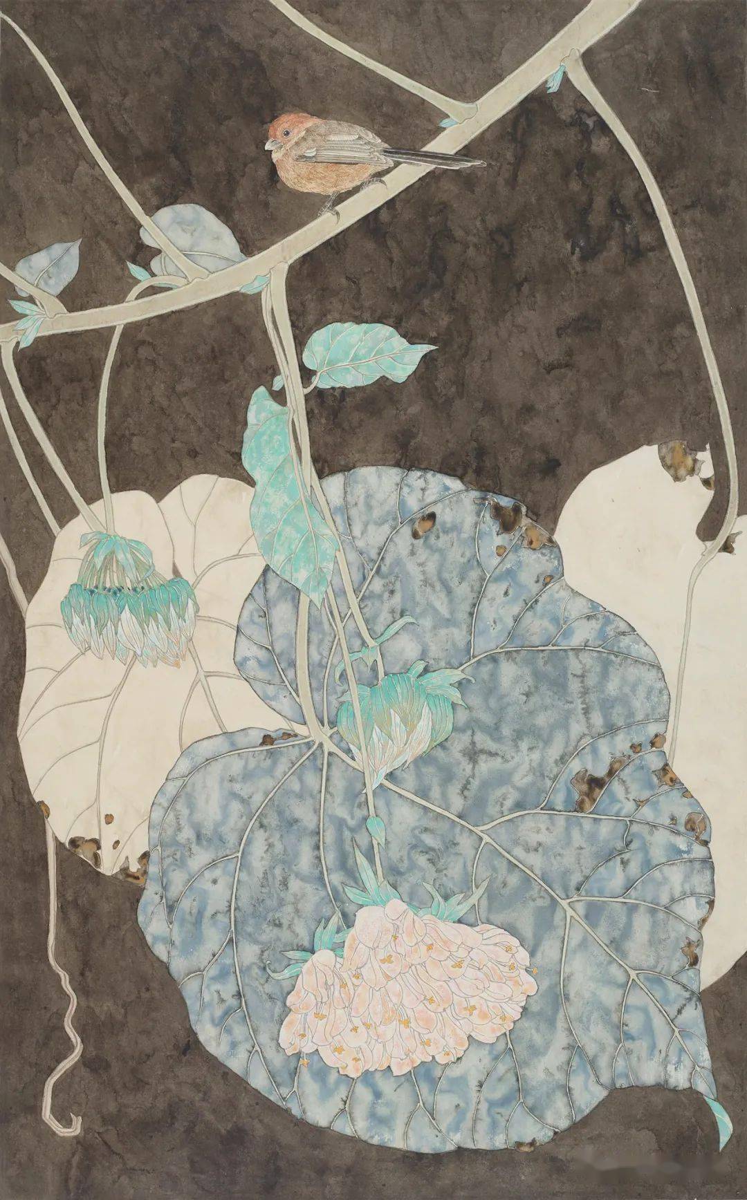 郭子良工笔重彩花鸟画张张精彩