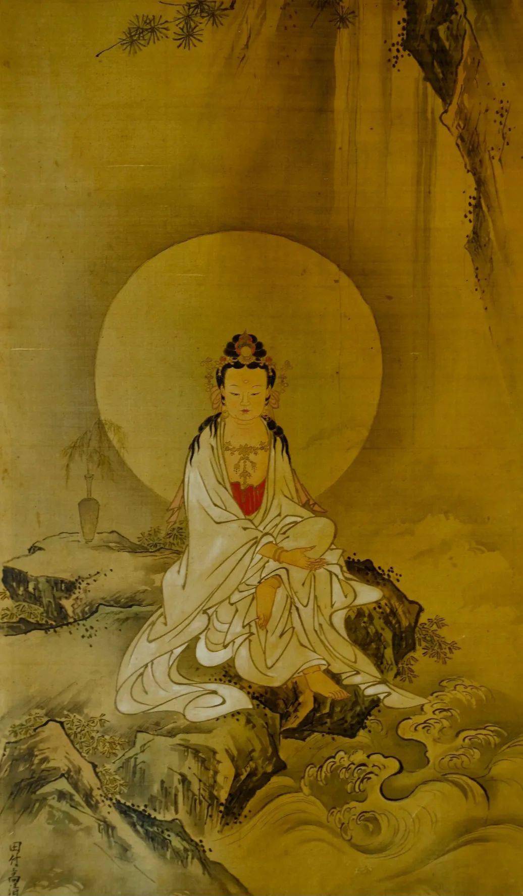 薄春雨:"画圣"吴道子白描水墨观音及其传派源流考_壁画_佛教_敦煌