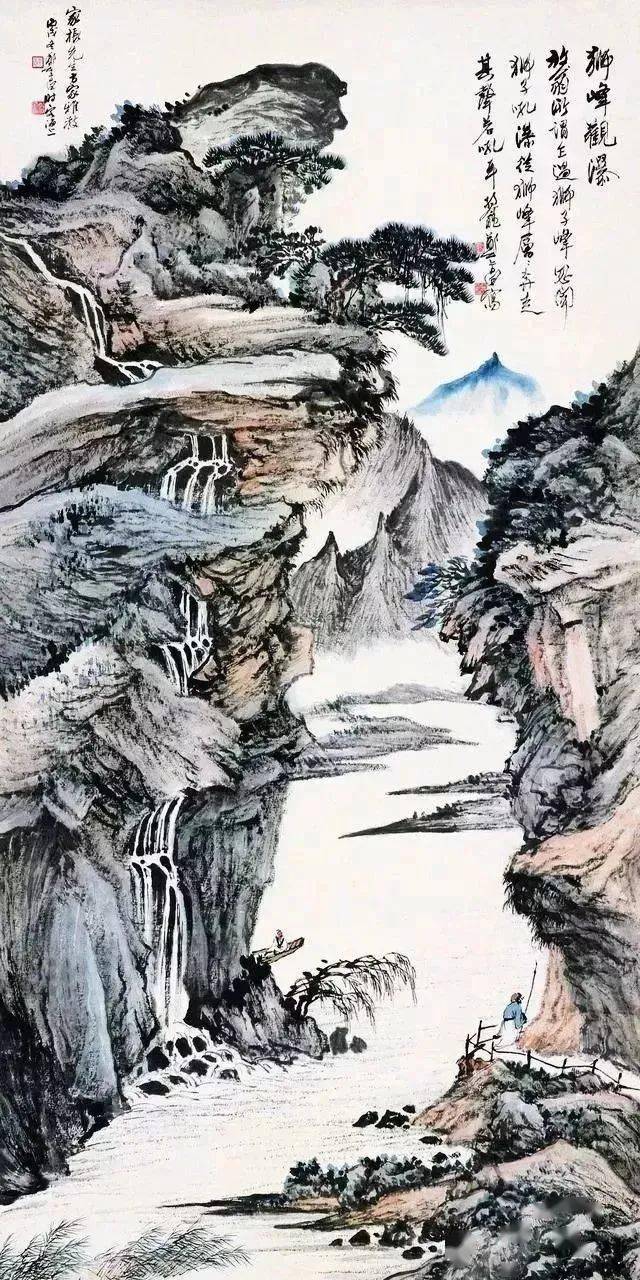 都说画树难画柳，他画的柳却是一大特色_郑午昌_国画_山水画
