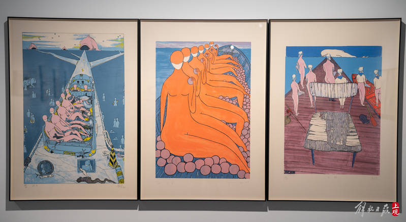上海作家金宇澄跨界美术,魔幻美图再现笔下《繁花》_作品_展览_建构