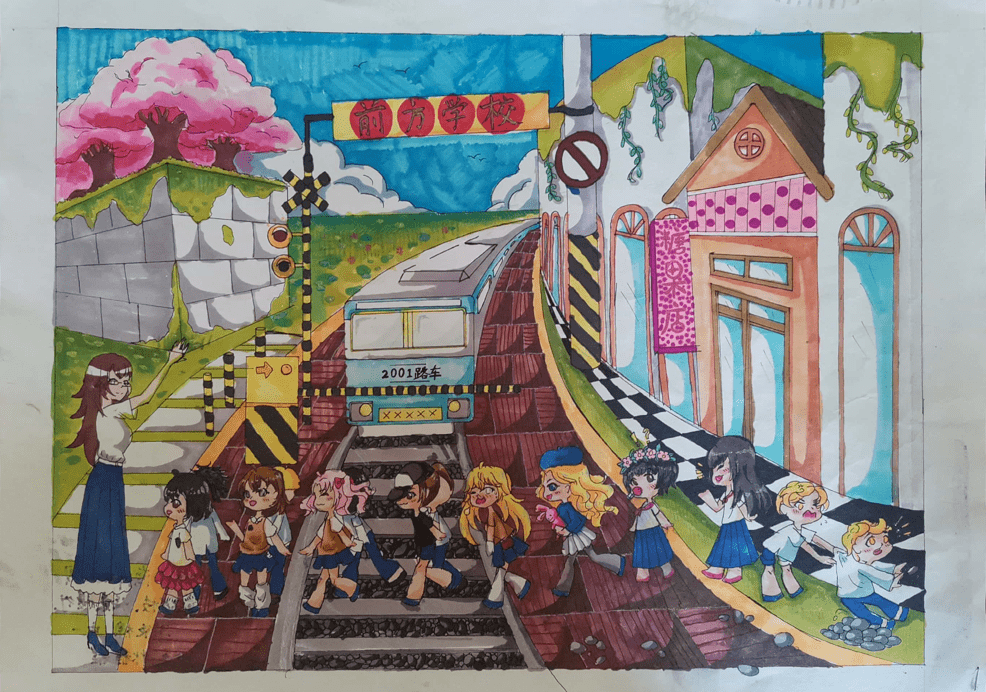 全域文明丨文明交通从我做起龙湾开展学生平安交通宣传