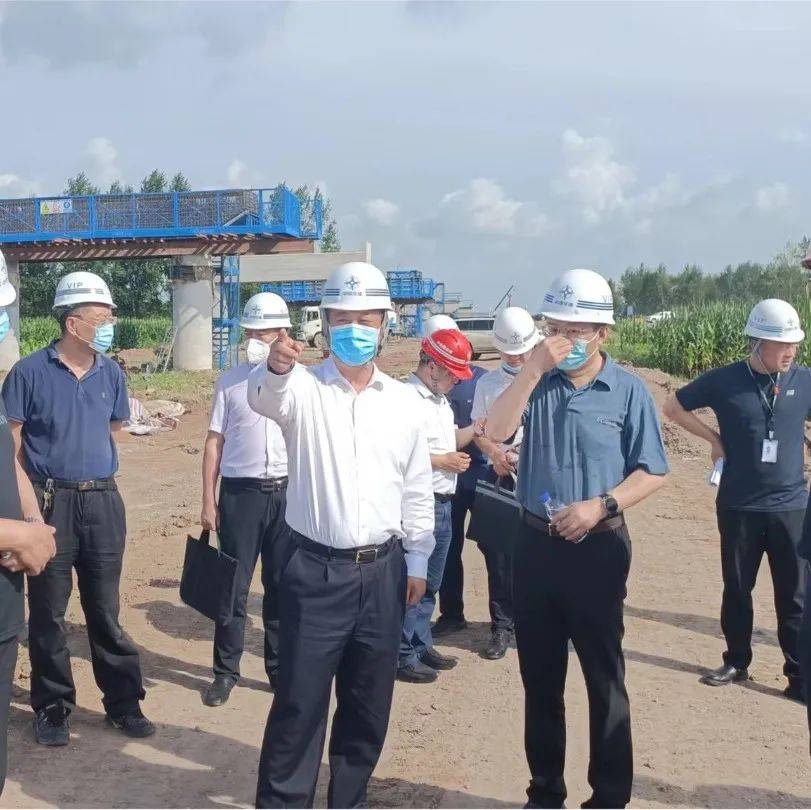 张鹏军局长到长春经济圈环线农安至九台段高速公路建设工程项目调研_工作_施工_农安