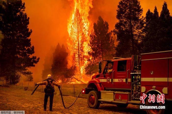 美国加州林火蔓延 已致6000人疏散2600户停电
