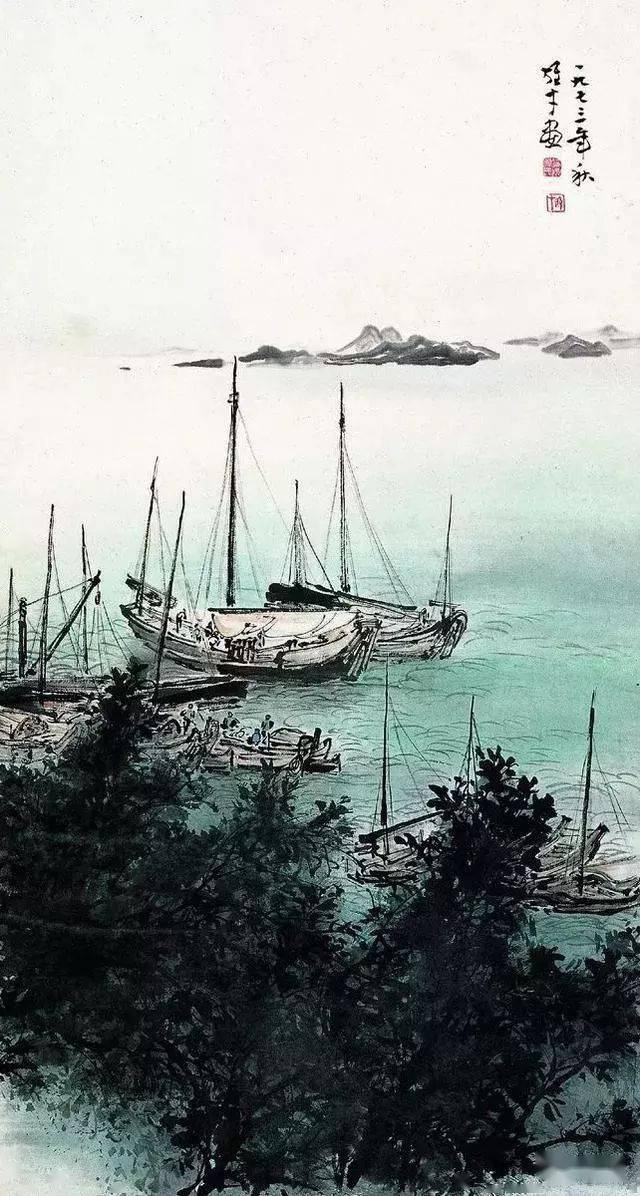 黎雄才山水120幅，收藏_高剑父_著名画家_广东