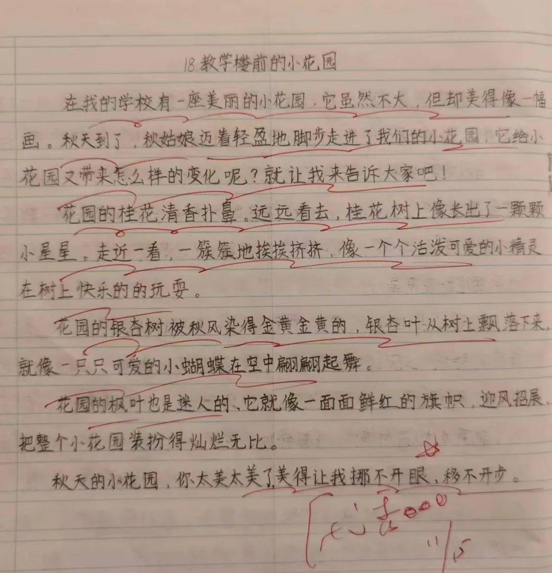 丁丁收藏:三年级上册课后小练笔(全)_桂花_蝴蝶_叶子