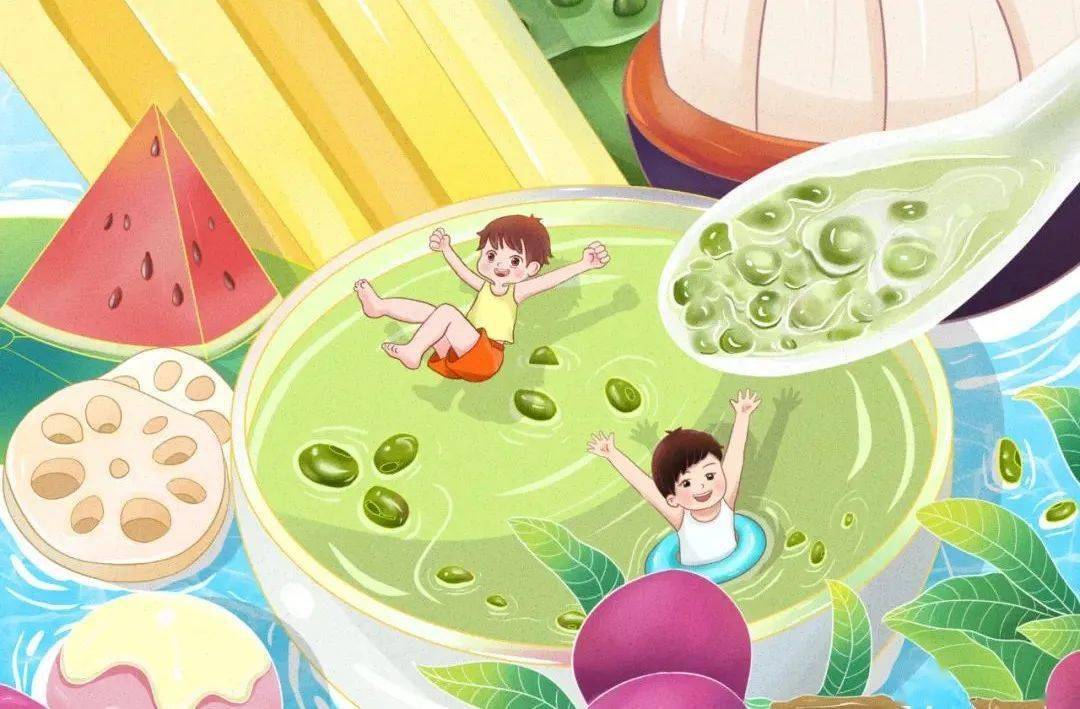 绿豆汤还有红色的煮一碗夏天快乐水真有这么难