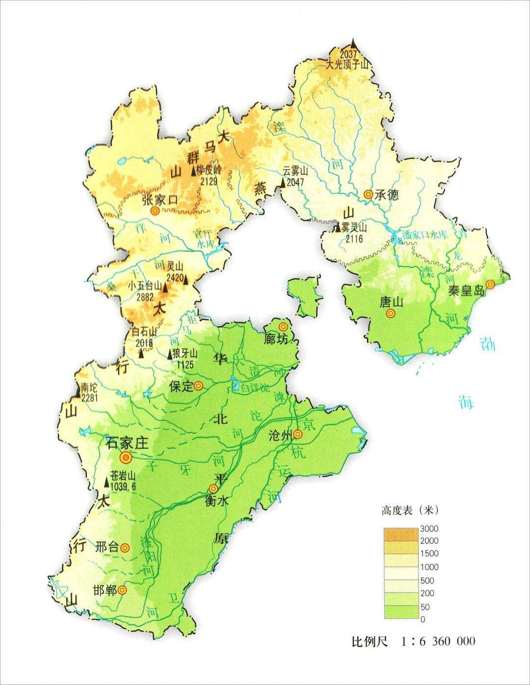 中国各省市地形高清图漂亮简洁