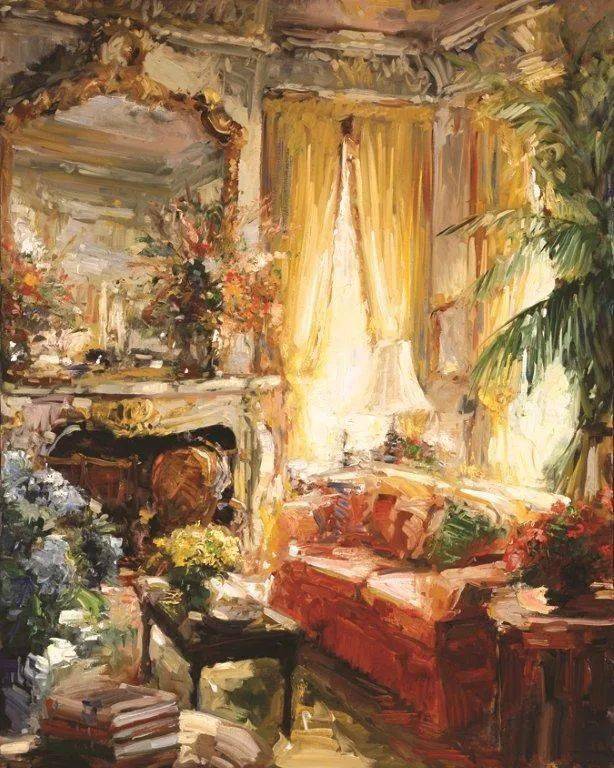 美国印象派画家斯蒂芬·查尔斯·肖特奇油画作品欣赏