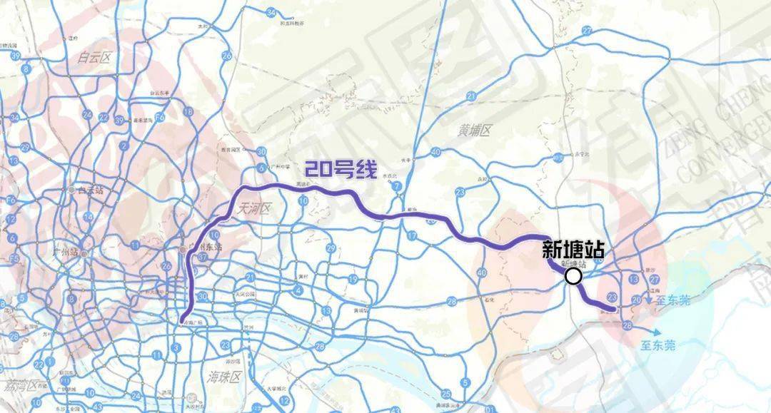 广州新塘地铁规划图片