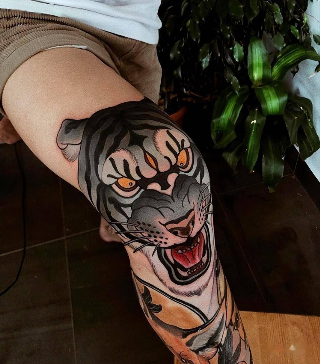 关于腿部纹身的一些问题,帮你解疑答惑_school_风格_小腿