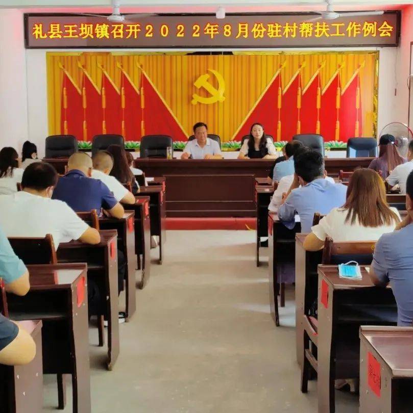 王坝镇召开2022年8月份驻村帮扶工作例会_重点_监测_乡村