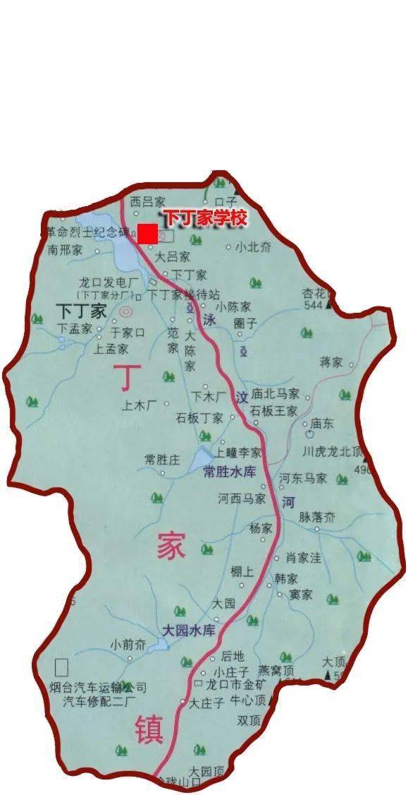 龙口市东莱街道地图图片