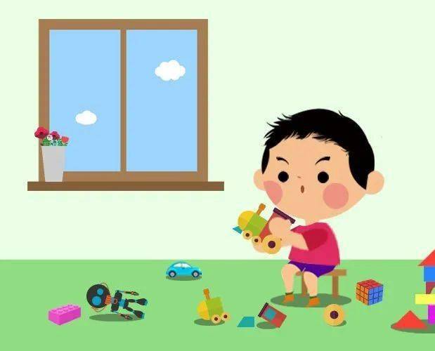 玩沙,玩水○ 开始有目的地运用东西,如,把一块积木当做一艘船到处推