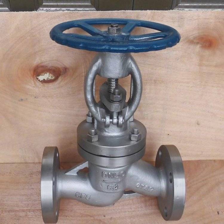 f321法兰直通流道不锈钢单向截止阀_密封_试验_结构