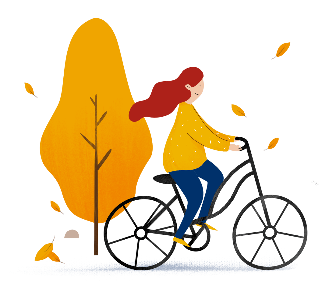 多重色彩交相呼应阳光透过树叶洒下斑驳将要被红黄覆盖昔日翠绿的枝桠