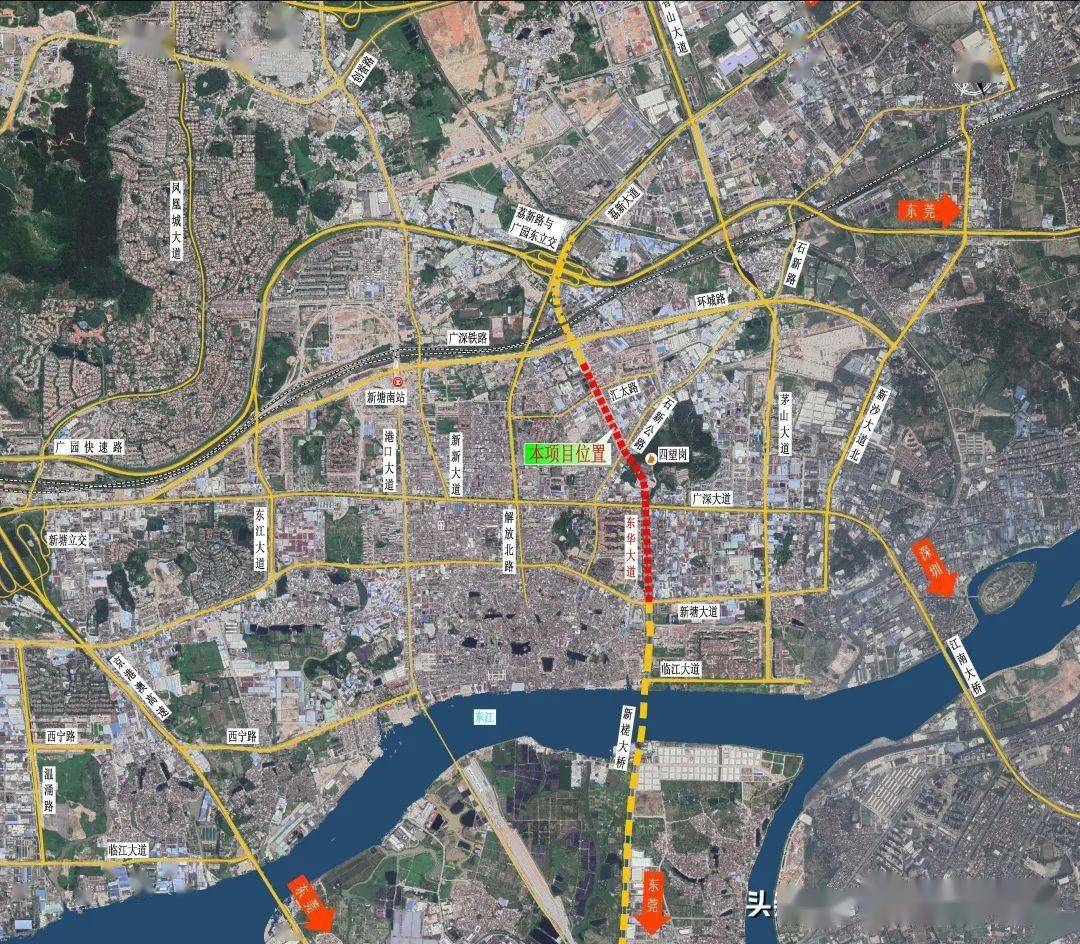 36亿元,增城区新塘东华大道快速通道施工总承包招标_广深_km_石新