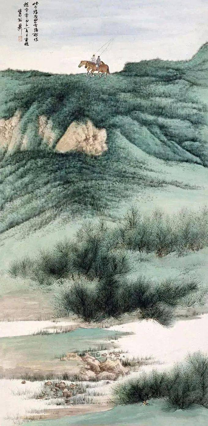 谢稚柳山水画欣赏_绘画_书画_徐熙
