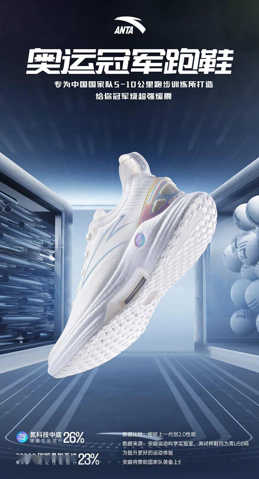 安踏 | 冠军级超强缓震跑鞋,氢科技给你助力