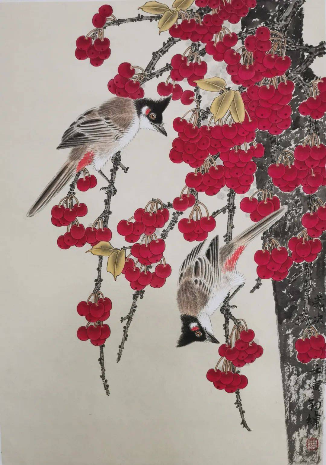 王军伟 《秋声》.王永才 《意象岭南之一》.周正良 《岭南佳果》.