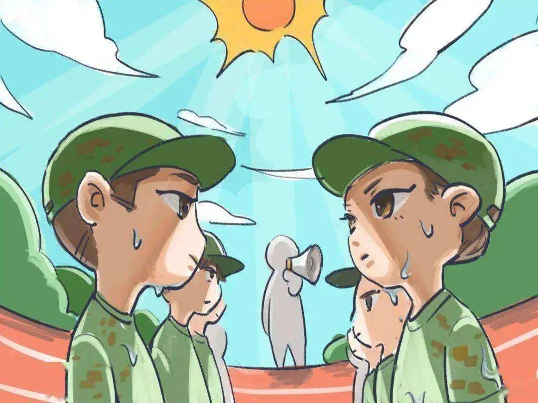 姜中学子的一幕幕._劳动_军训_生活