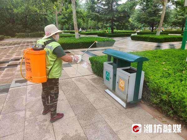 潍坊：加强消杀扫码入园，公园景区防疫不松懈